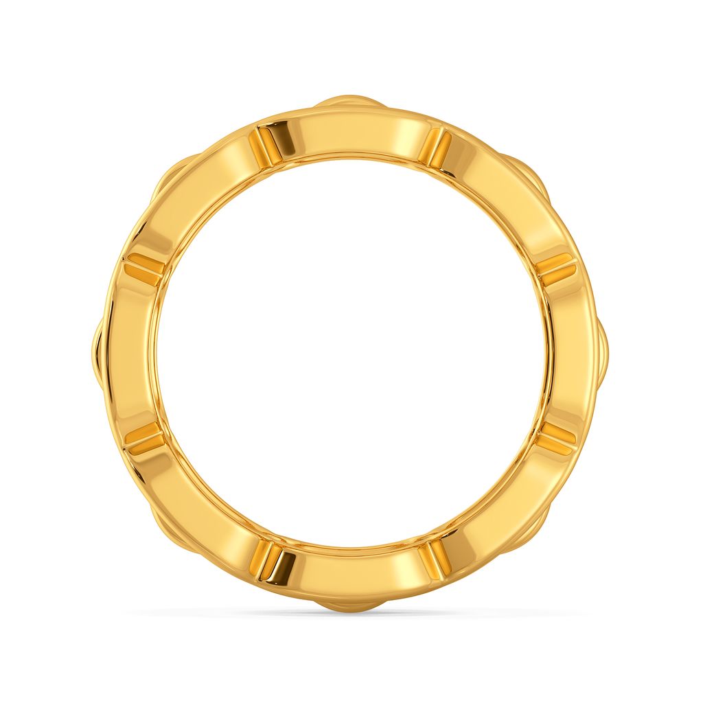 Clasp Control Gold Rings image