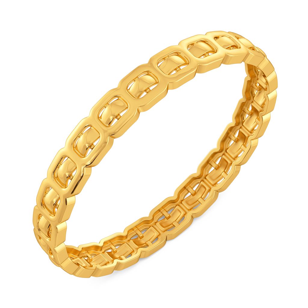 Clasp Control Gold Bangles