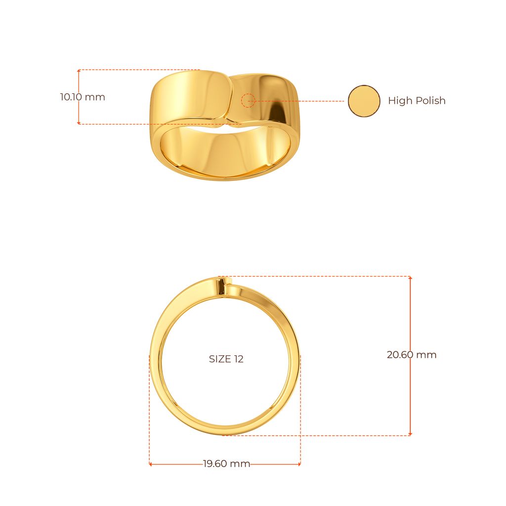 Belted Gala Gold Rings image
