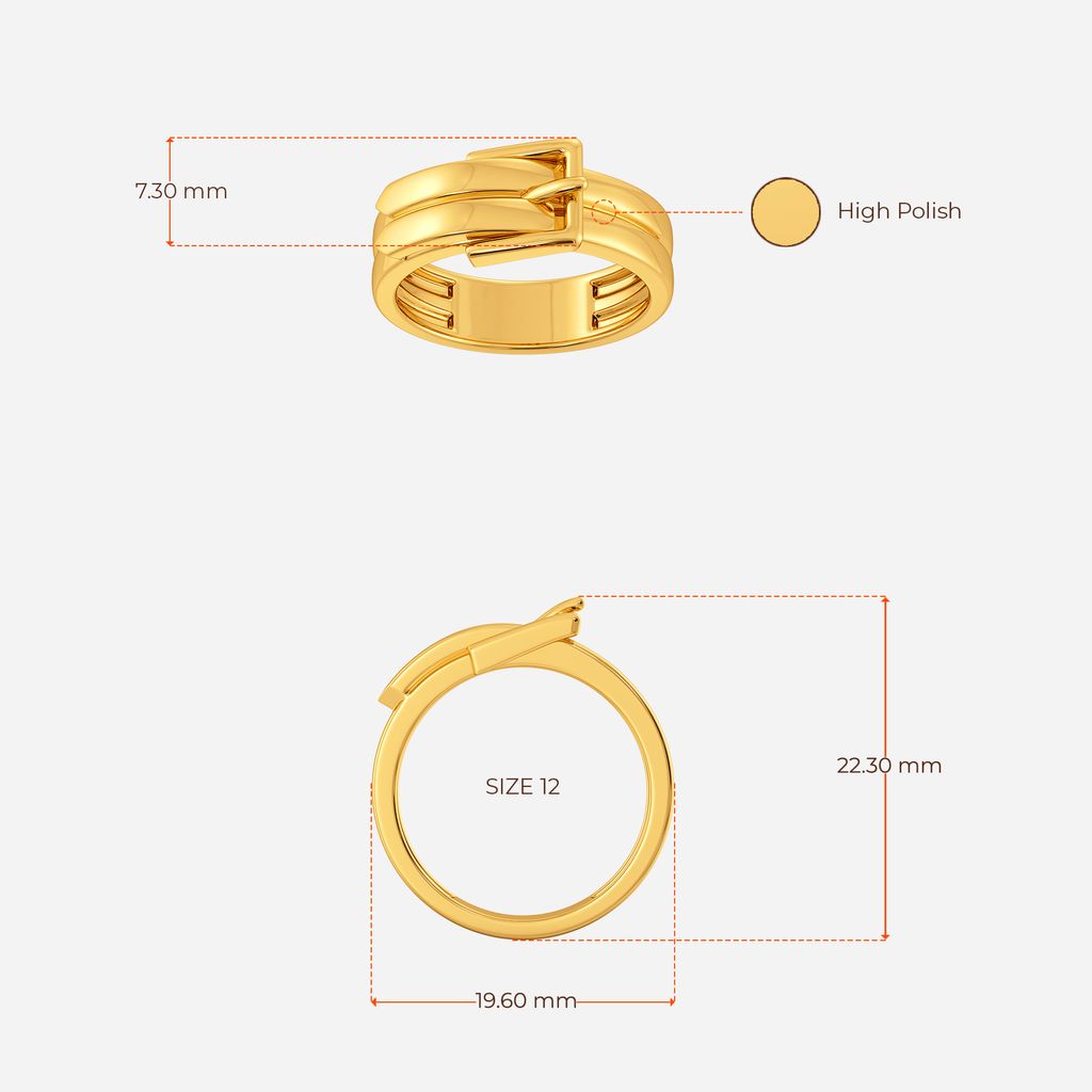 Statement Cinch Gold Rings image