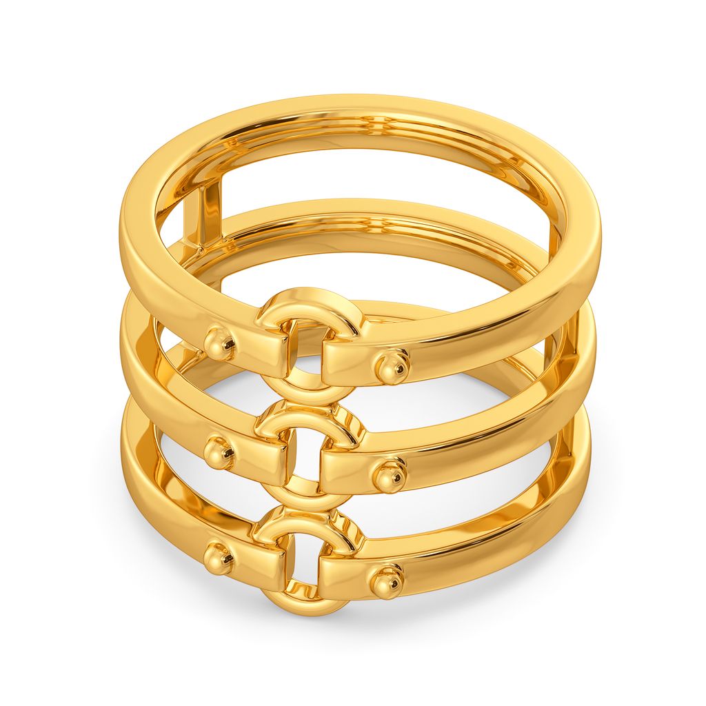 Bold Ties Gold Rings alternate view 3