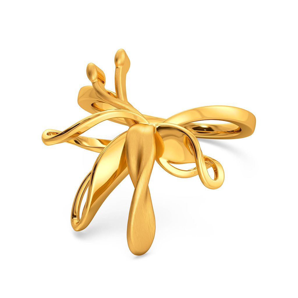 Floral Hopes Gold Rings alternate view 3