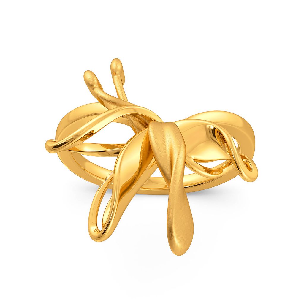 Floral Hopes Gold Rings alternate view 2