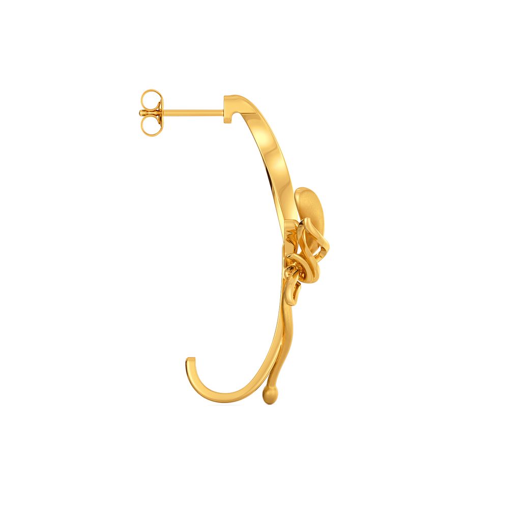 Spring Surfeit Gold Earrings