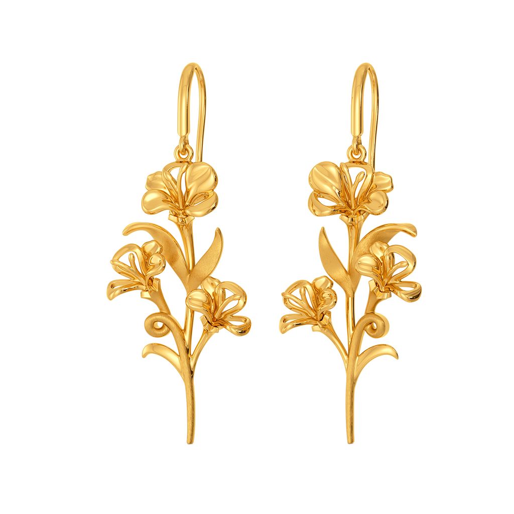 Spring Bounty Gold Earrings