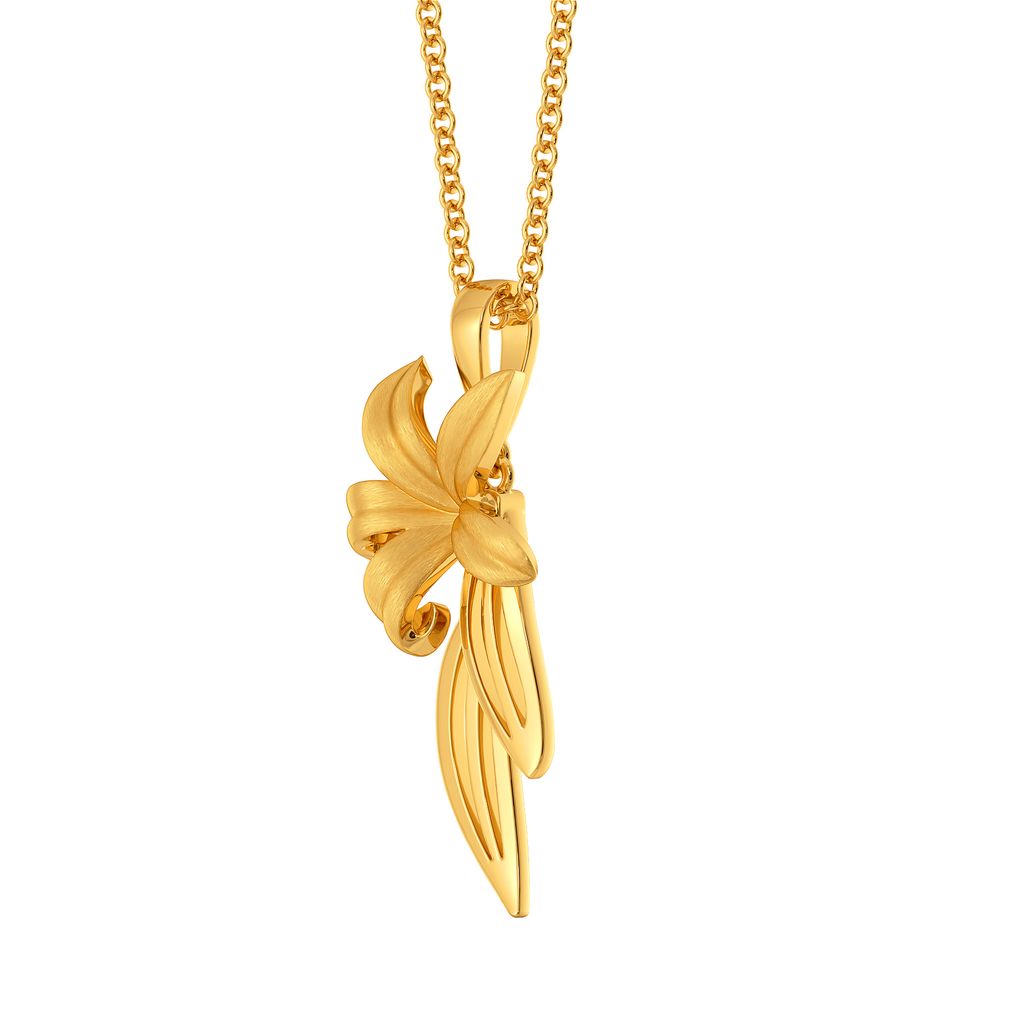 Springtime Floret Gold Pendants