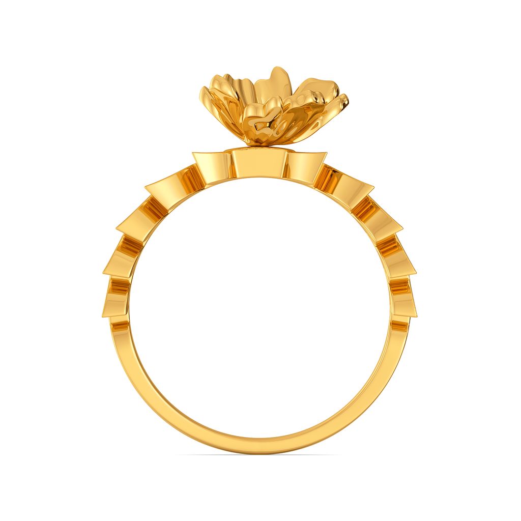 Flower Fantasy Gold Rings image
