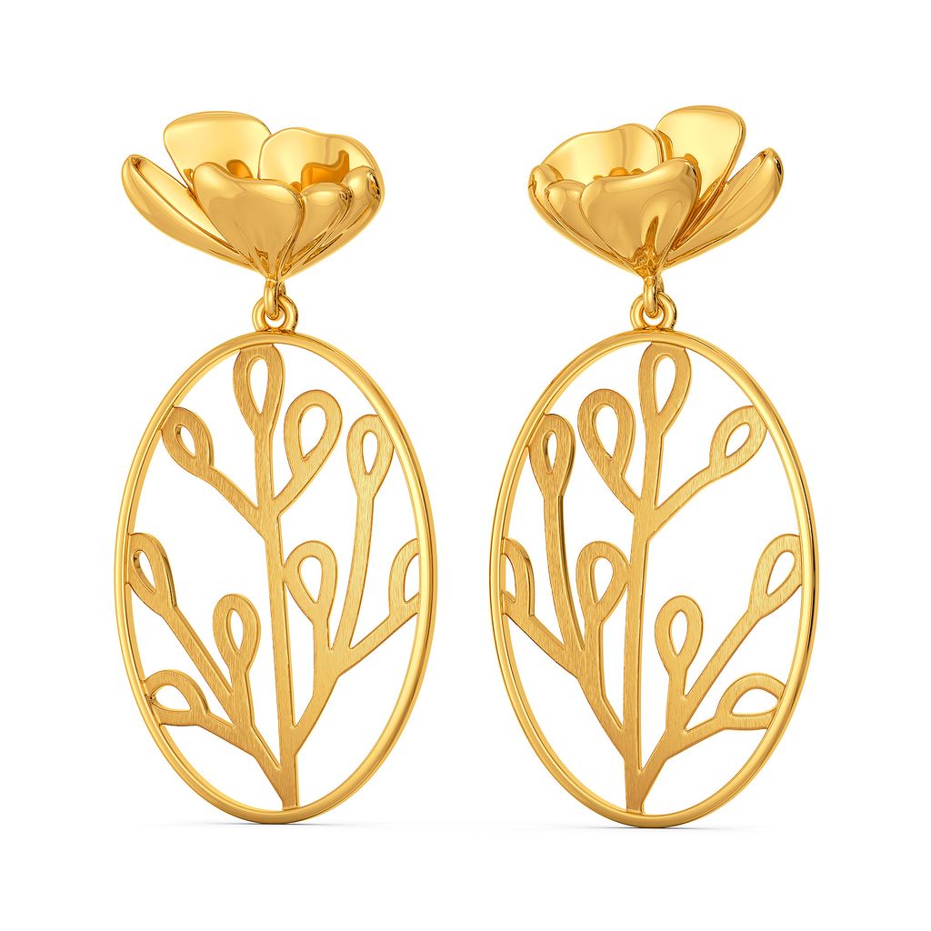 Ivy Energy Gold Earrings