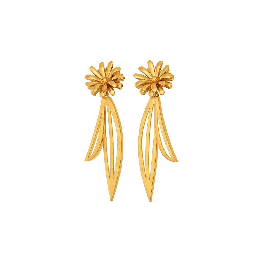 Blooms All Over Gold Earrings