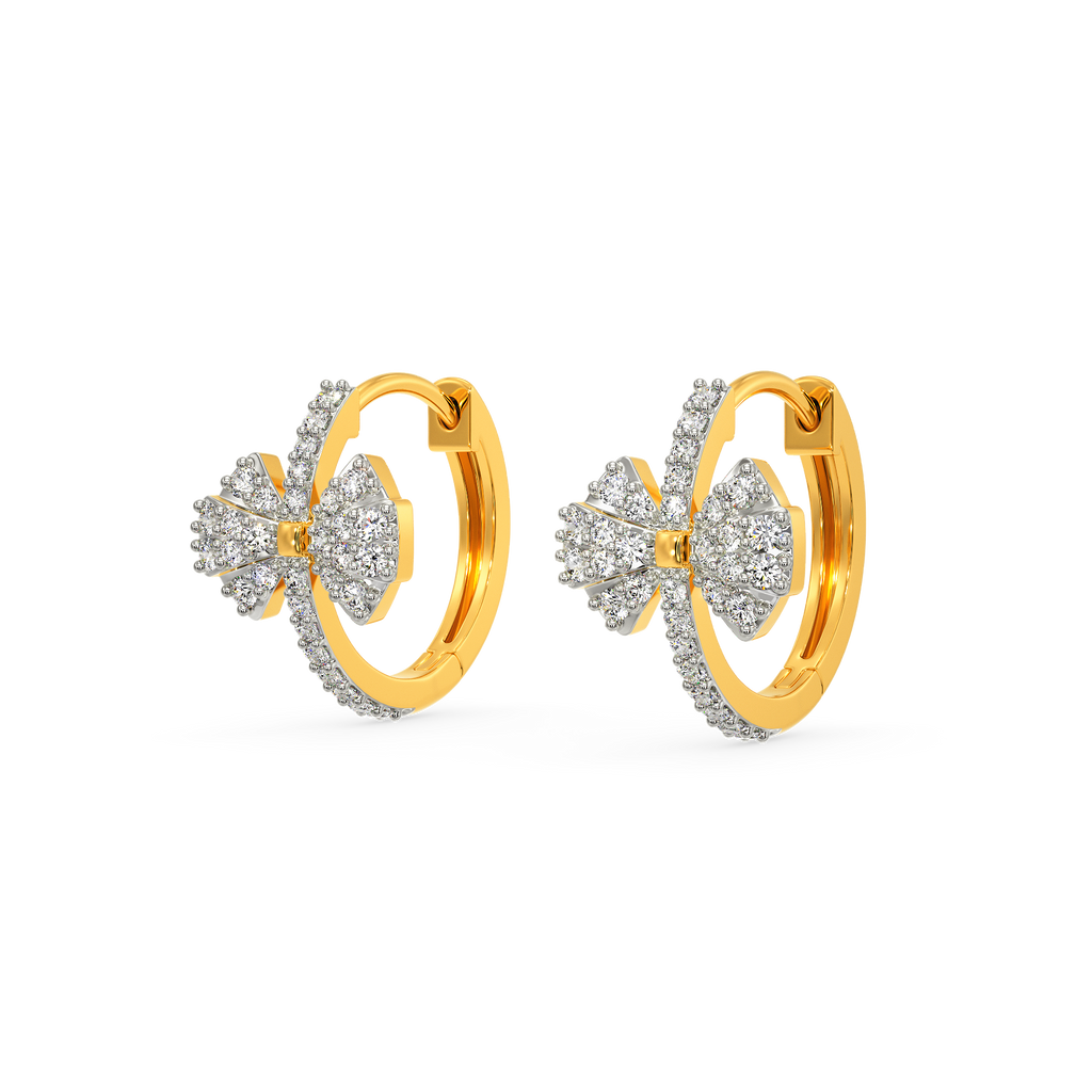 Bowtastic Flair Diamond Earrings