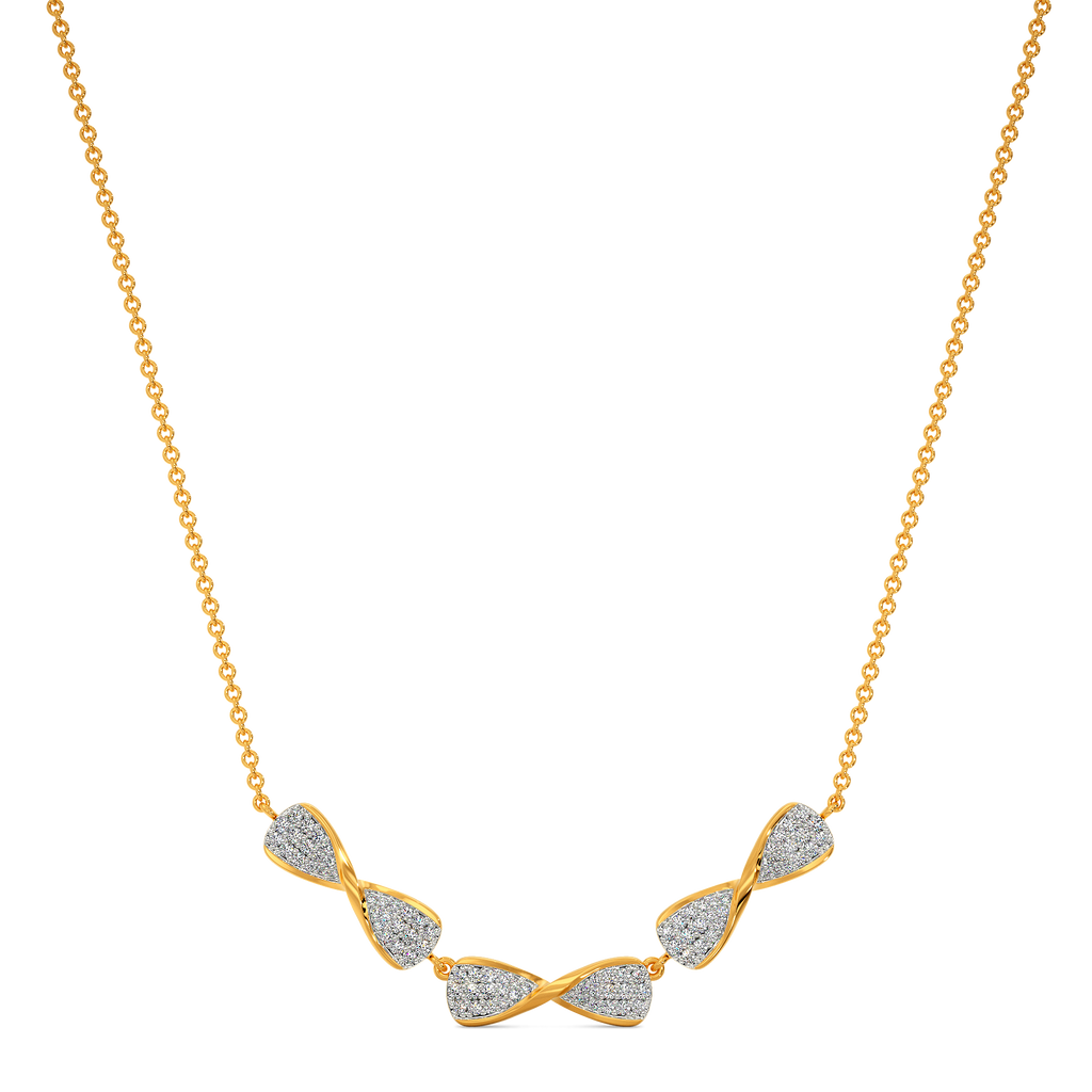 Obsessed with Bows Diamond Necklaces