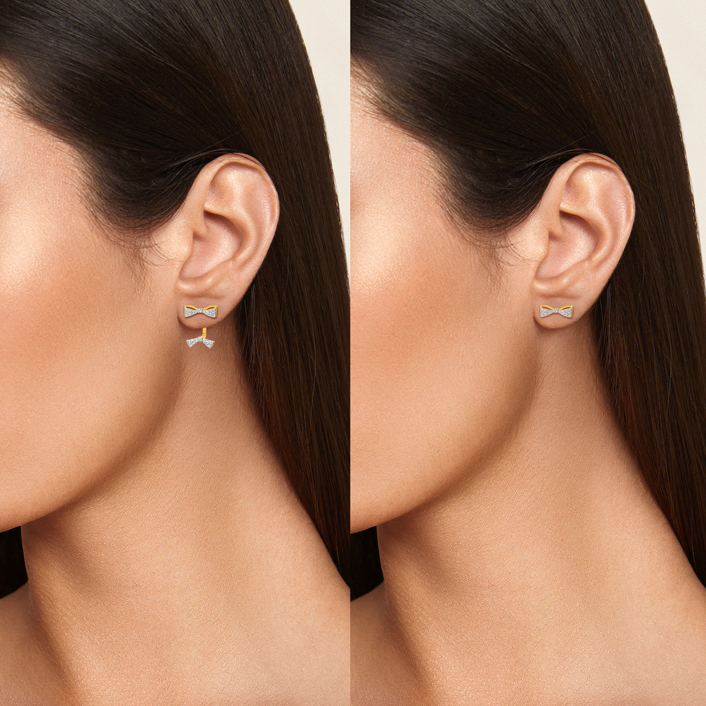 Bow Extravaganza Diamond Earrings
