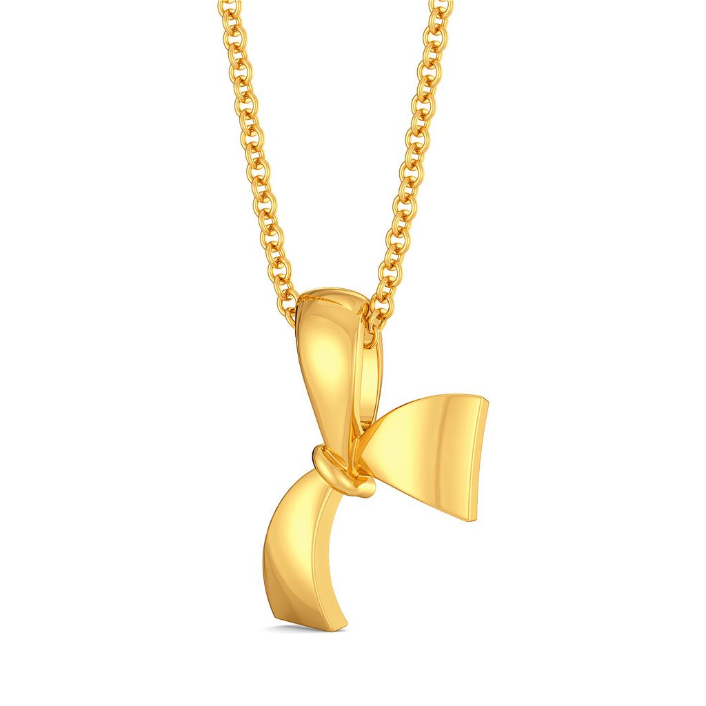 Bow Vow Gold Pendants