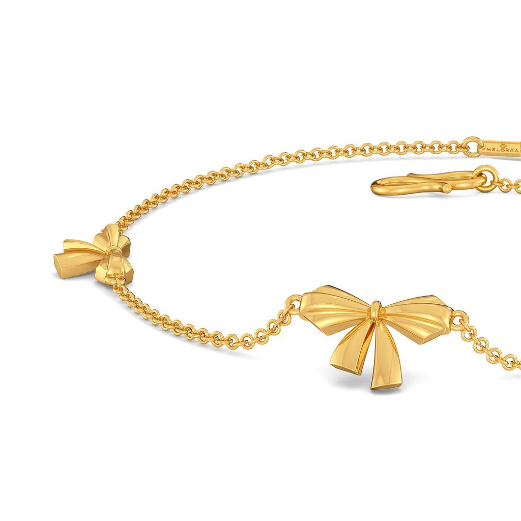 Butterfly Knots Gold Bracelets