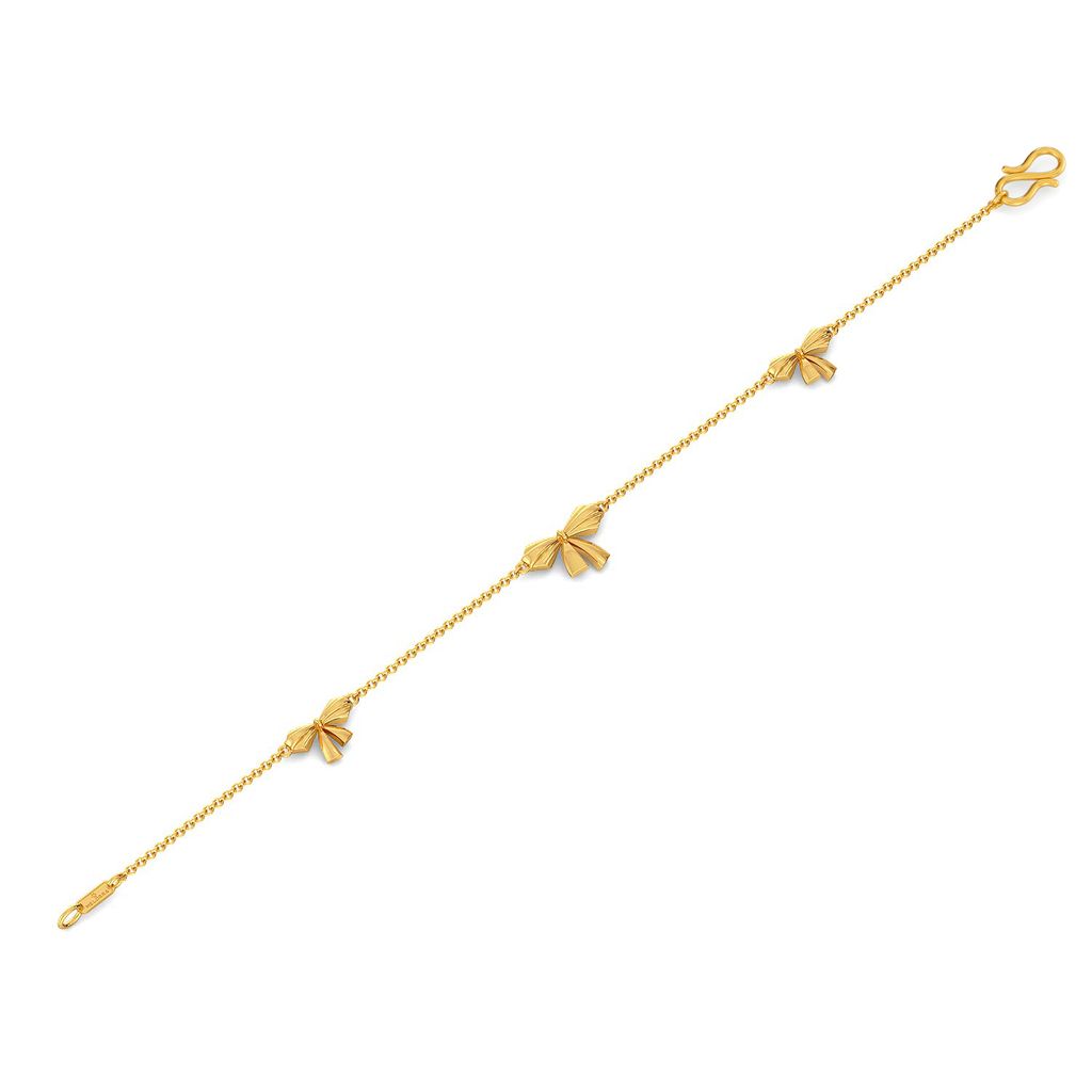 Butterfly Knots Gold Bracelets