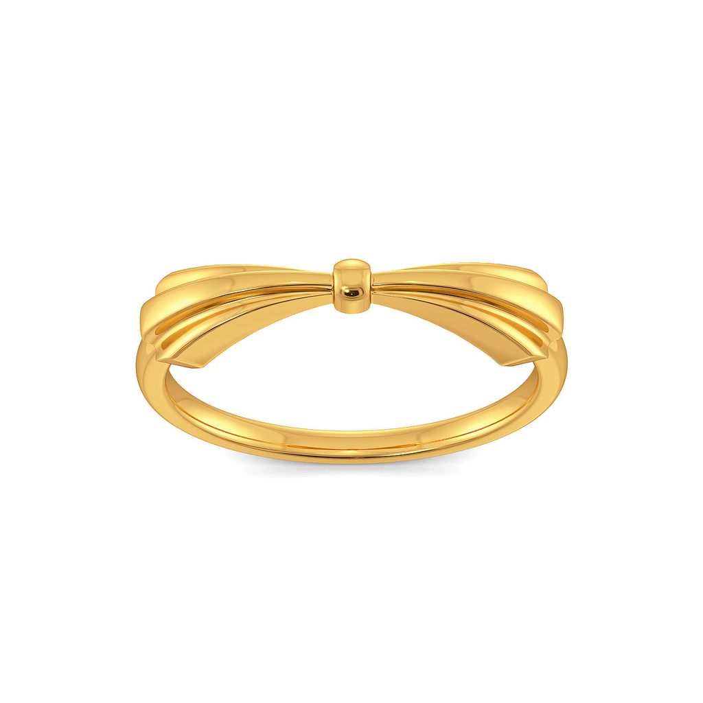 Butterfly Knots Gold Rings alternate view 2