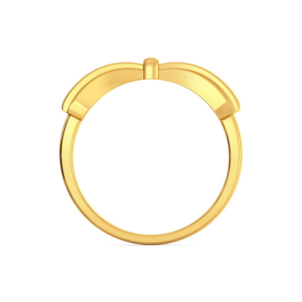 Butterfly Knots Gold Rings image
