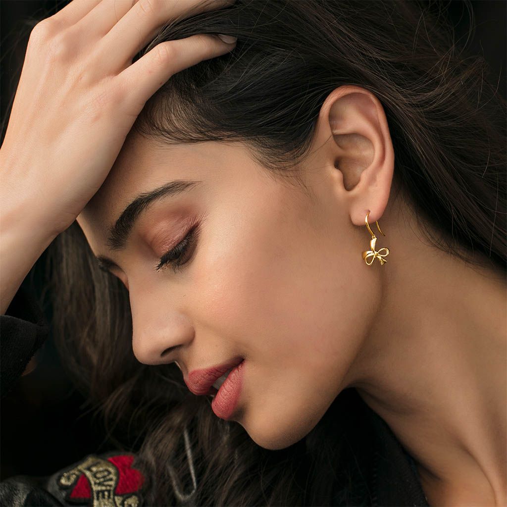 Knot Trot Gold Earrings