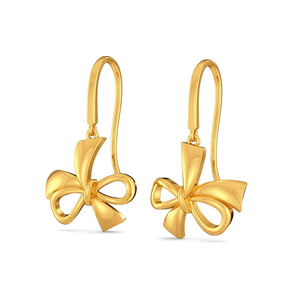 Knot Trot Gold Earrings