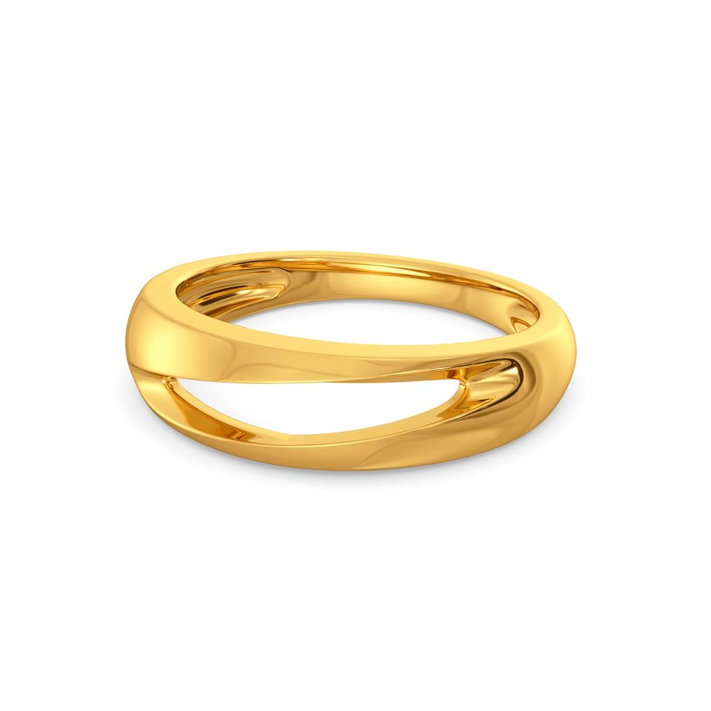 Hold The Fold Gold Rings alternate view 3
