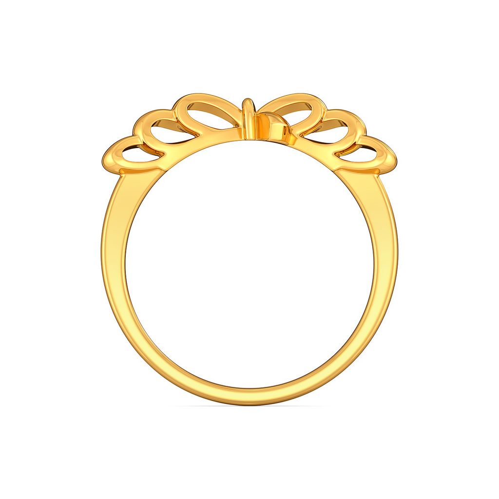 Lace Glaze Gold Rings image