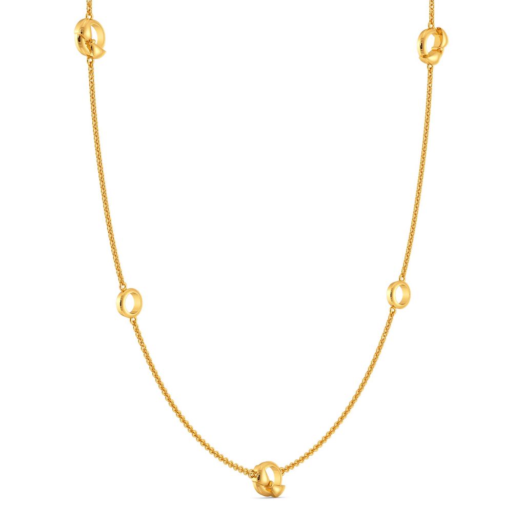 Round Abouts Gold Necklaces