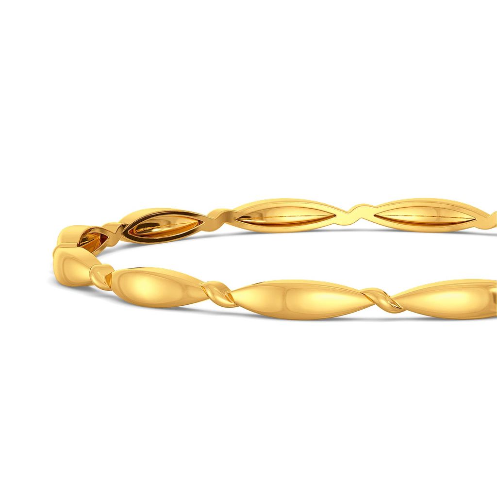 Twisters Gold Bangles