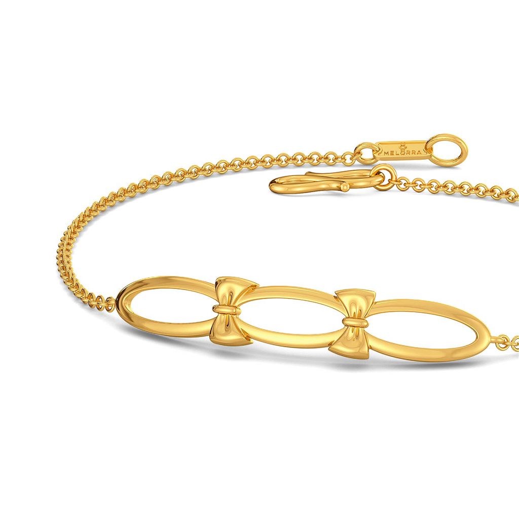 Droopy Loopy Gold Bracelets