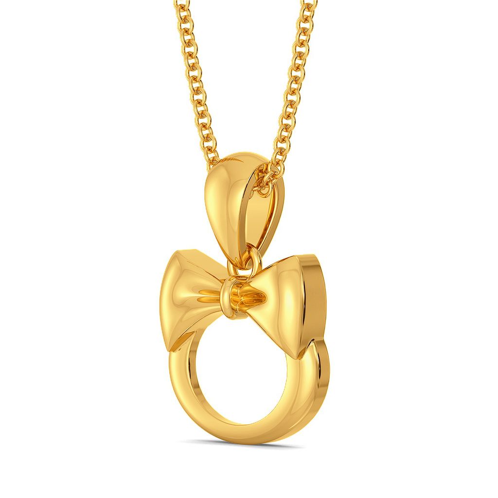 Droopy Loopy Gold Pendants