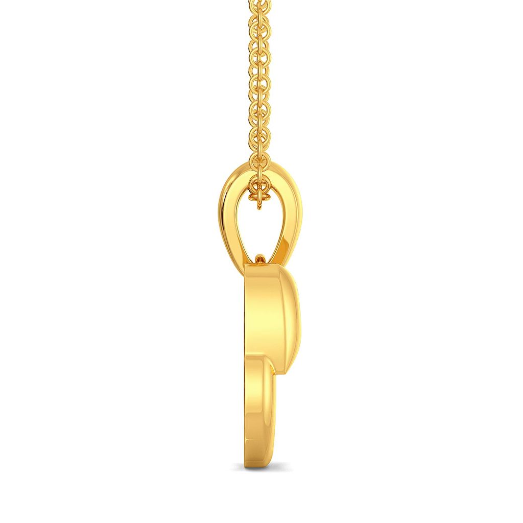 Droopy Loopy Gold Pendants