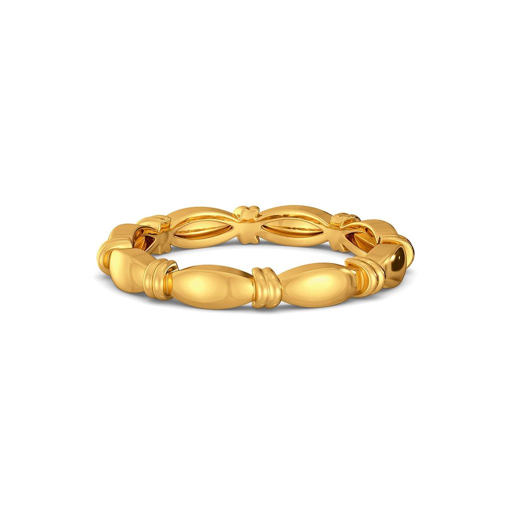 Curvy Accents Gold Rings alternate view 3