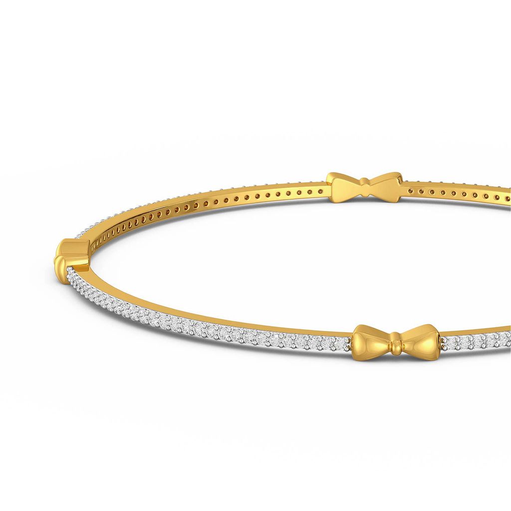 Twinkly Knots Diamond Bangles