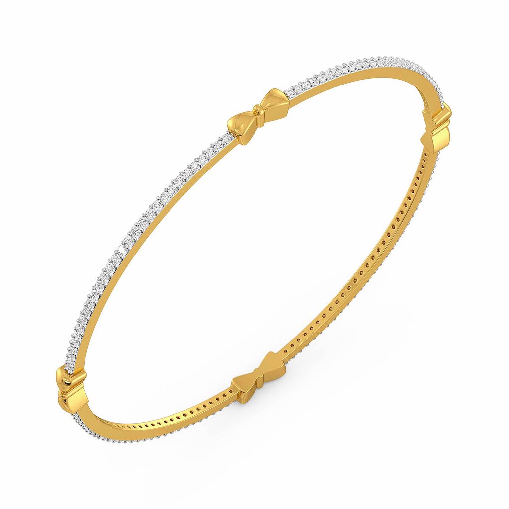 Twinkly Knots Diamond Bangles