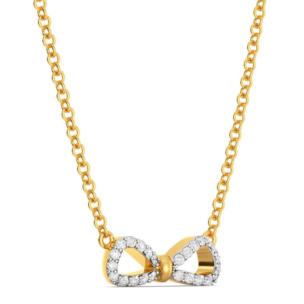 Goofy Loops Diamond Necklaces