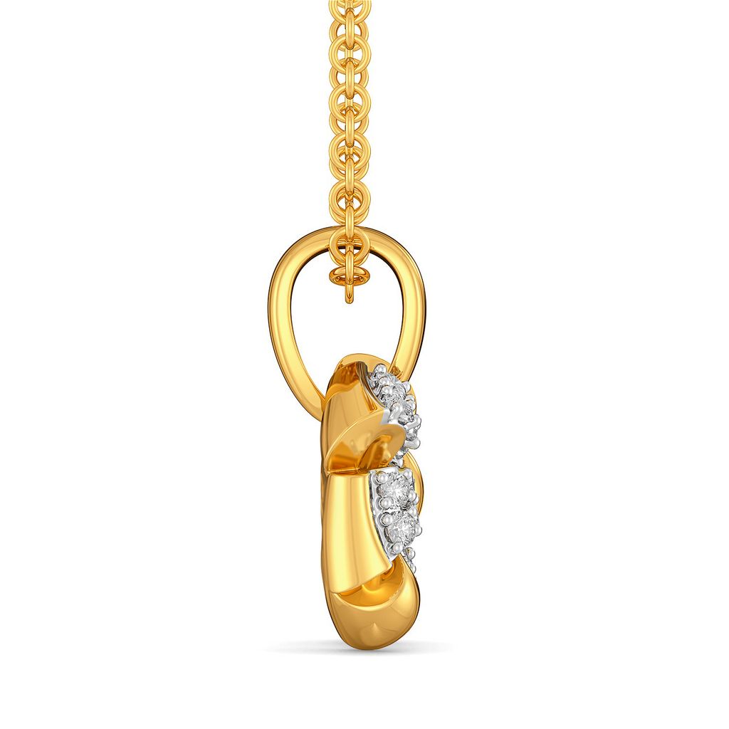 Bow Bouquet Diamond Pendants