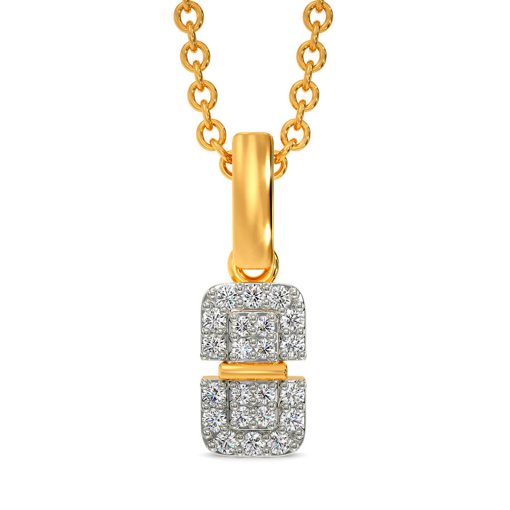 Straps N Buckle Diamond Pendants