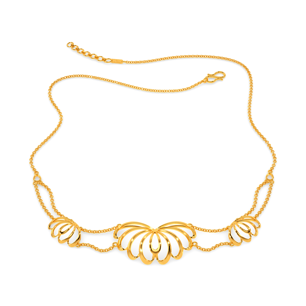 Playful Bounce Gold Necklaces