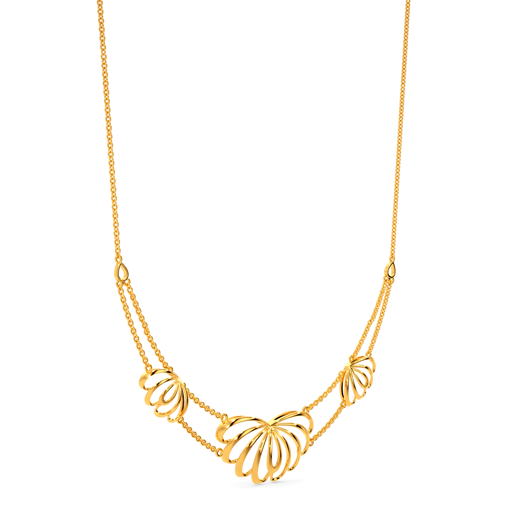 Playful Bounce Gold Necklaces