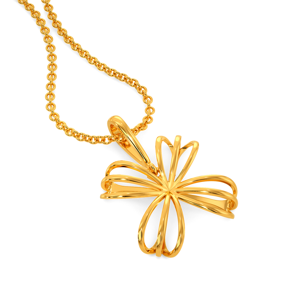 Jovial Bubble Gold Pendants