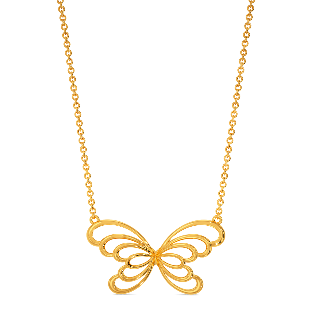 Dynamic Flounce Gold Necklaces