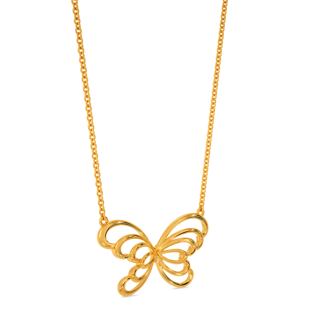Dynamic Flounce Gold Necklaces