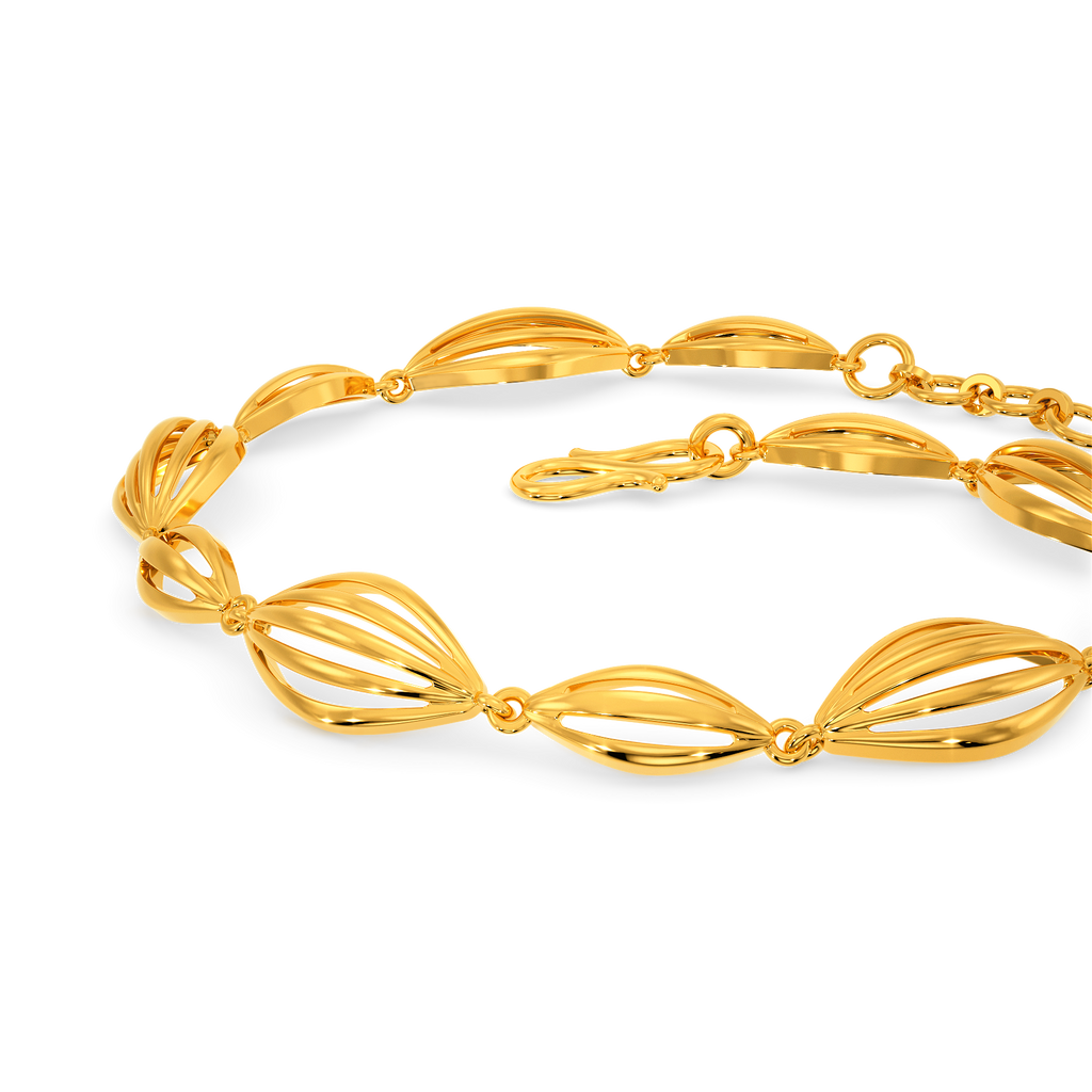 Poofy Bubble Gold Bracelets