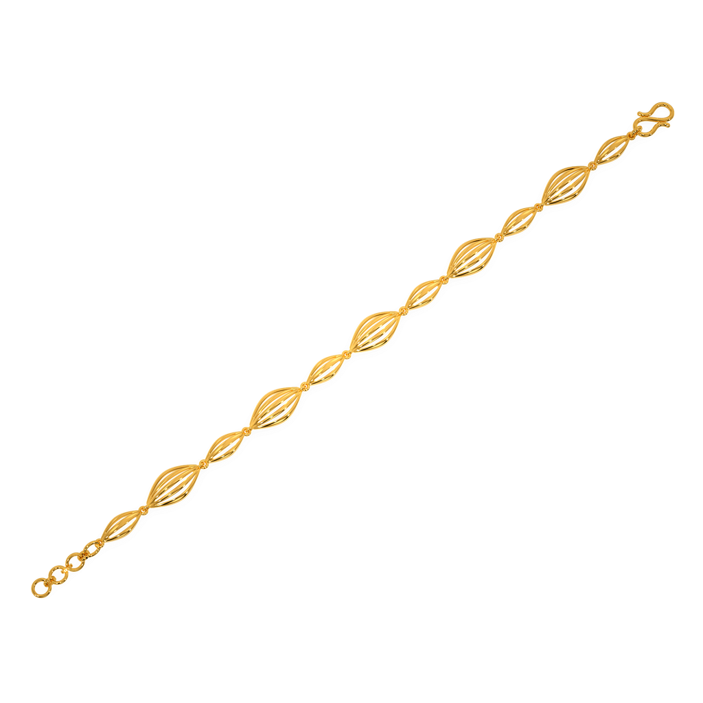 Poofy Bubble Gold Bracelets