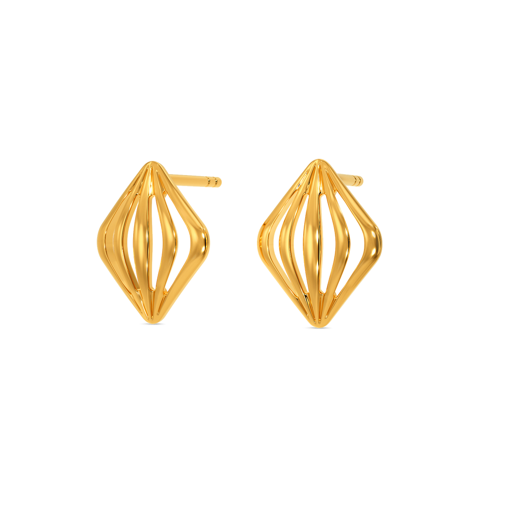 Bubbly Vibe Gold Earrings