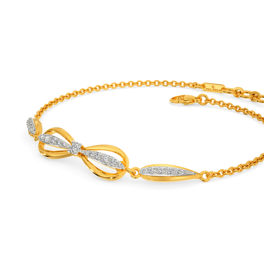 Opulent Ruffle Diamond Bracelets