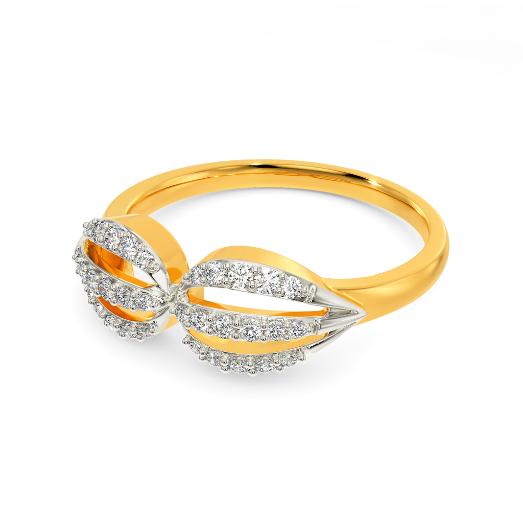 Opulent Ruffle Diamond Rings alternate view 2