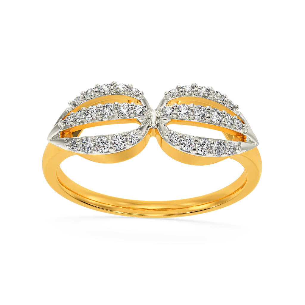 Opulent Ruffle Diamond Rings alternate view 3