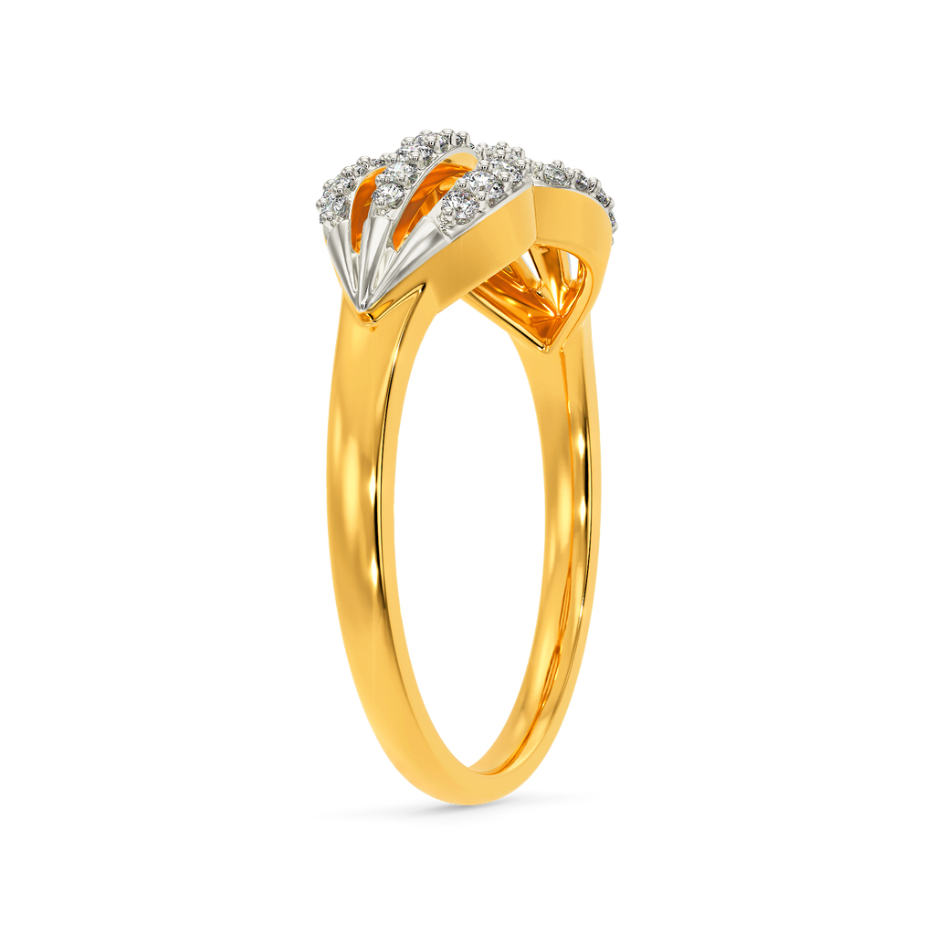 Opulent Ruffle Diamond Rings image