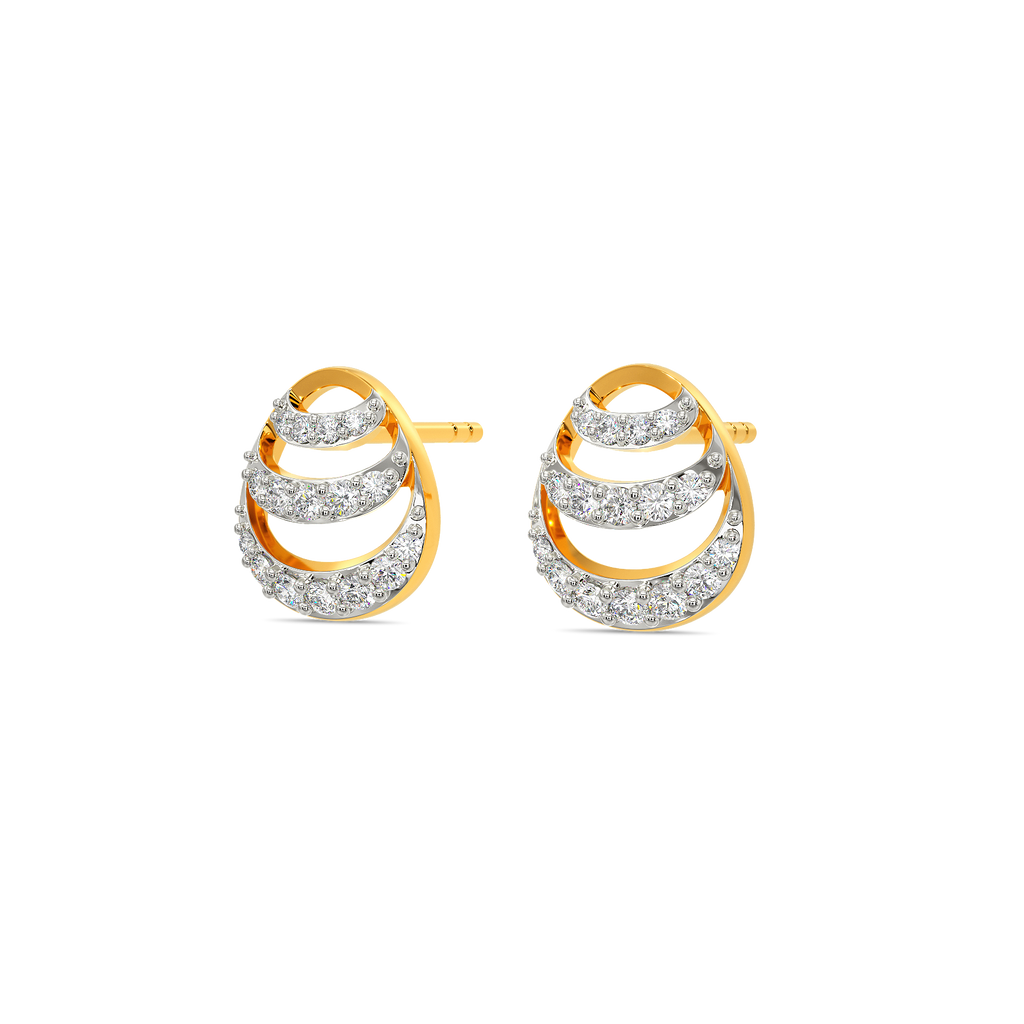 Spirited Bounce Diamond Earrings