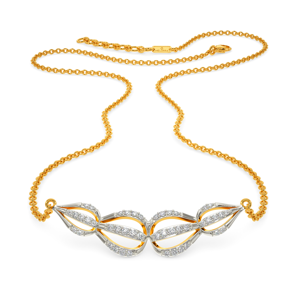 Flouncy Bliss Diamond Necklaces